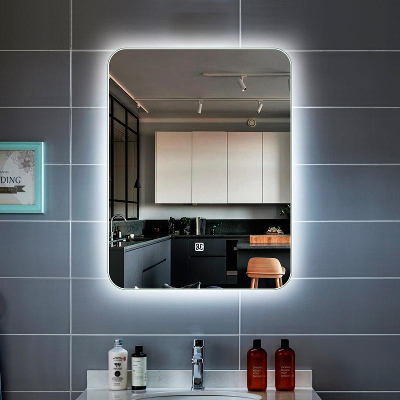 Led backlit light bathroom mirror